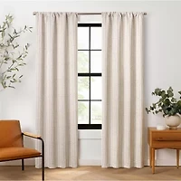 Eclipse Naya Rod Pocket Energy Saving Blackout Single Curtain Panel