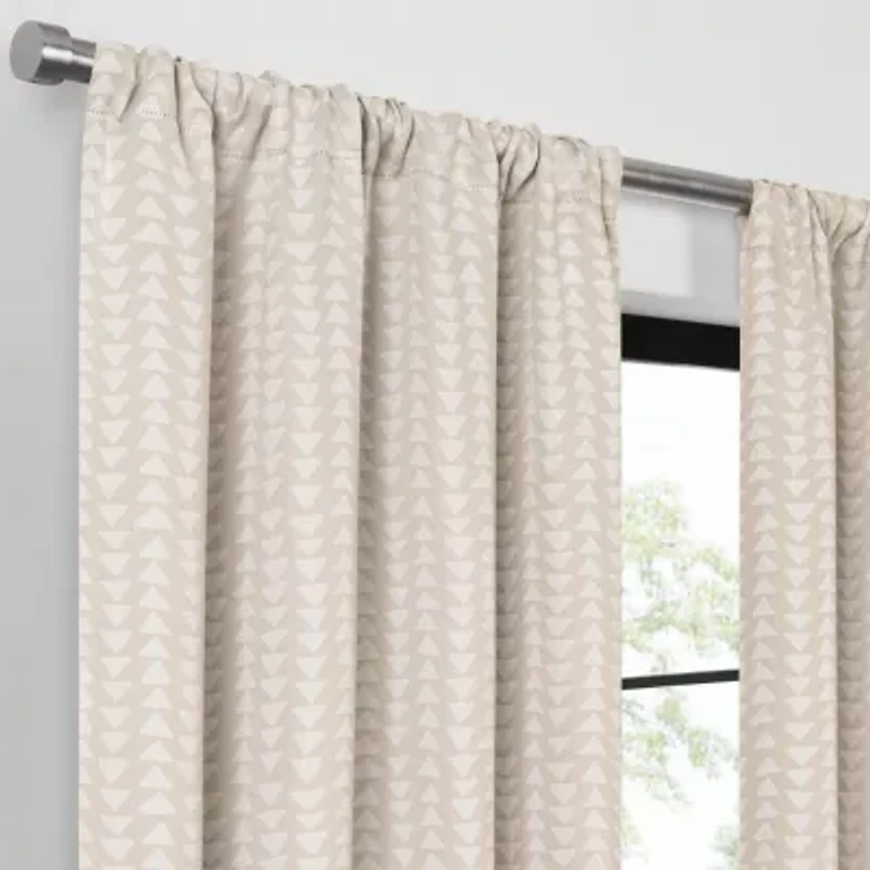 Eclipse Naya Rod Pocket Energy Saving Blackout Single Curtain Panel