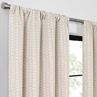Eclipse Naya Rod Pocket Energy Saving Blackout Single Curtain Panel