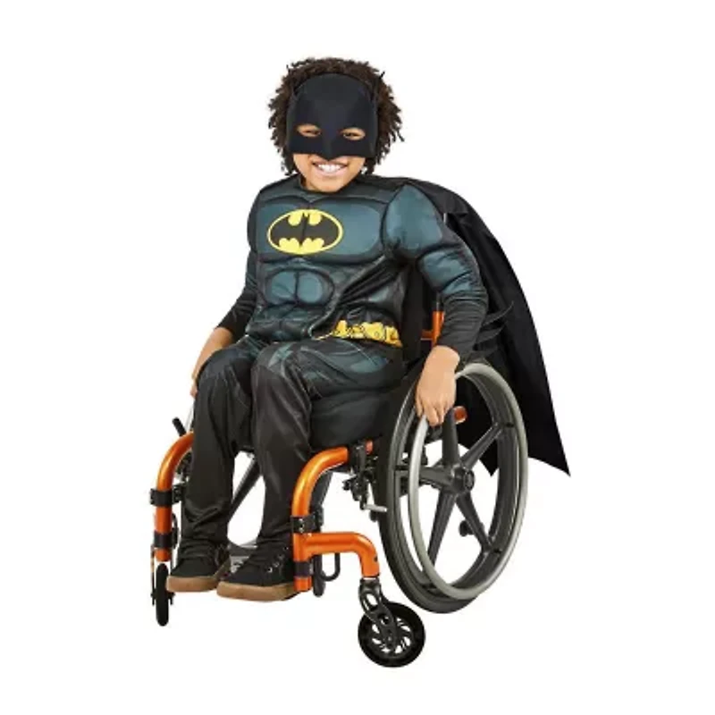 Little & Big Kid Boys Adaptive Batman DC Comics 4-pc. Costume Set
