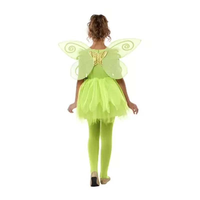 Little & Big Kid Girls Green Fairy 3-pc. Costume