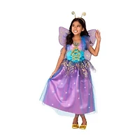 Little & Big Kid Girls Purple Light-Up Fairy 3-pc. Costume