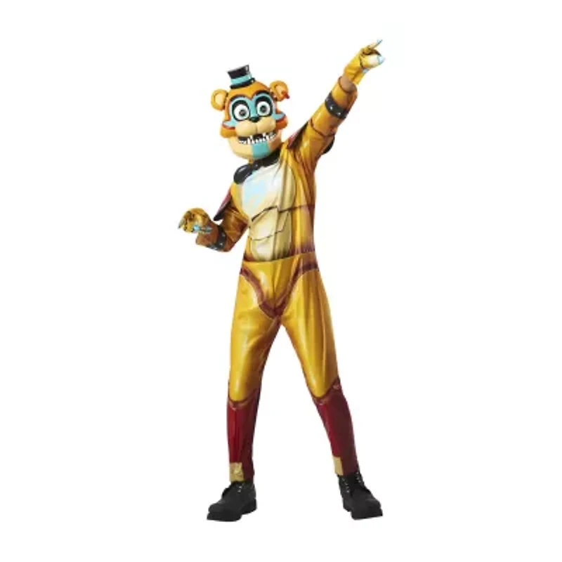 Little & Big Kid Unisex Glamrock Freddy Five Nights at Freddys Costume