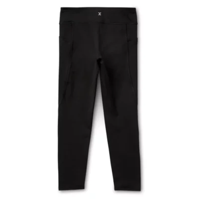 Xersion Little & Big Kid Girls Quick Dry High Rise 7/8 Ankle Legging