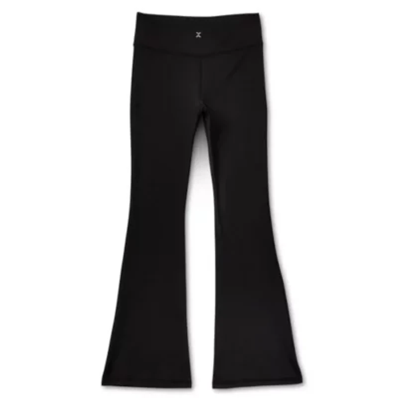 Xersion Little & Big Kid Girls Quick Dry High Rise Knit 26 1/2" Active Flare Full Length Leggings