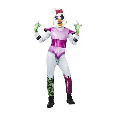 Little & Big Kid Unisex Glamrock Chica Five Nights at Freddys 4-pc. Costume