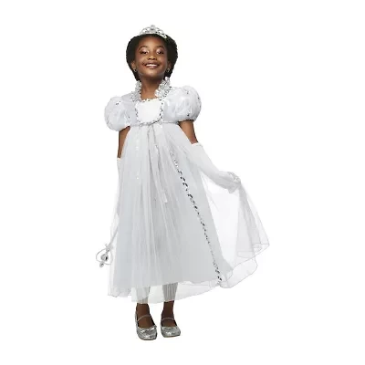 Little & Big Kid Girls White Princess 4-pc. Costume