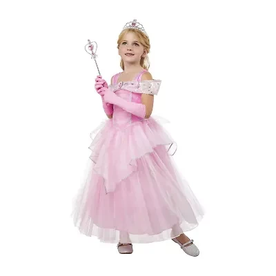 Little & Big Kid Girls Pink Princess 4-pc. Costume