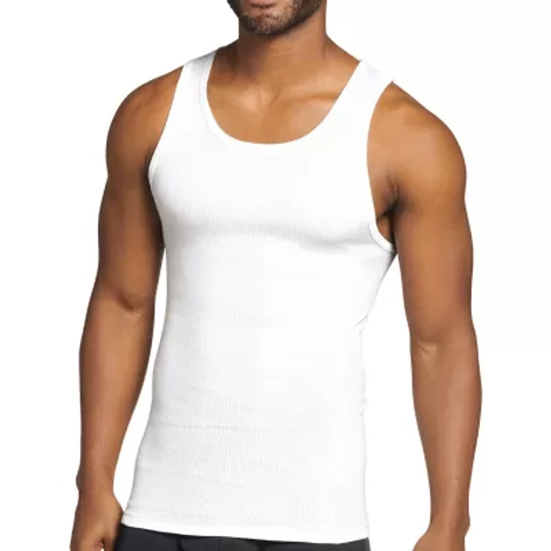 Jockey Mens Scoop Neck Sleeveless 3 Pack Big Tank