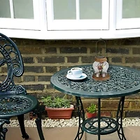 7'' LED Lighted Solar Powered Outdoor Garden Lantern with Flowers