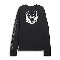 PUMA Mens Crew Neck Long Sleeve Active T-Shirt