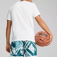 PUMA Mens Crew Neck Short Sleeve Regular Fit Graphic T-Shirt