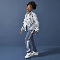 adidas Big Kid Girls Mid Rise Cuffed Drawstring Pant