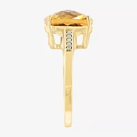 Effy Final Call  Womens Genuine Gemstone 14K White/Yellow/Rose Gold Cushion Cocktail Ring
