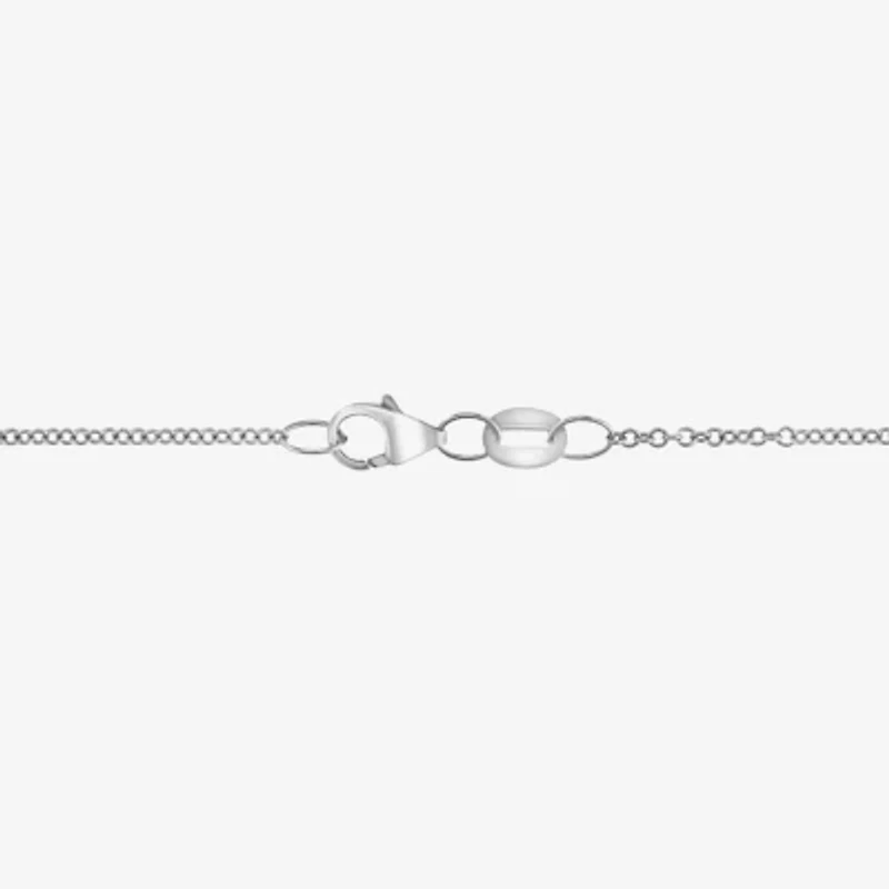 Effy  Womens Genuine Orange Citrine Sterling Silver 16 Inch Pendant Necklace