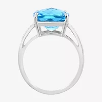 Effy Final Call  Womens Genuine Gemstone 14K White/Yellow/Rose Gold Cushion Cocktail Ring