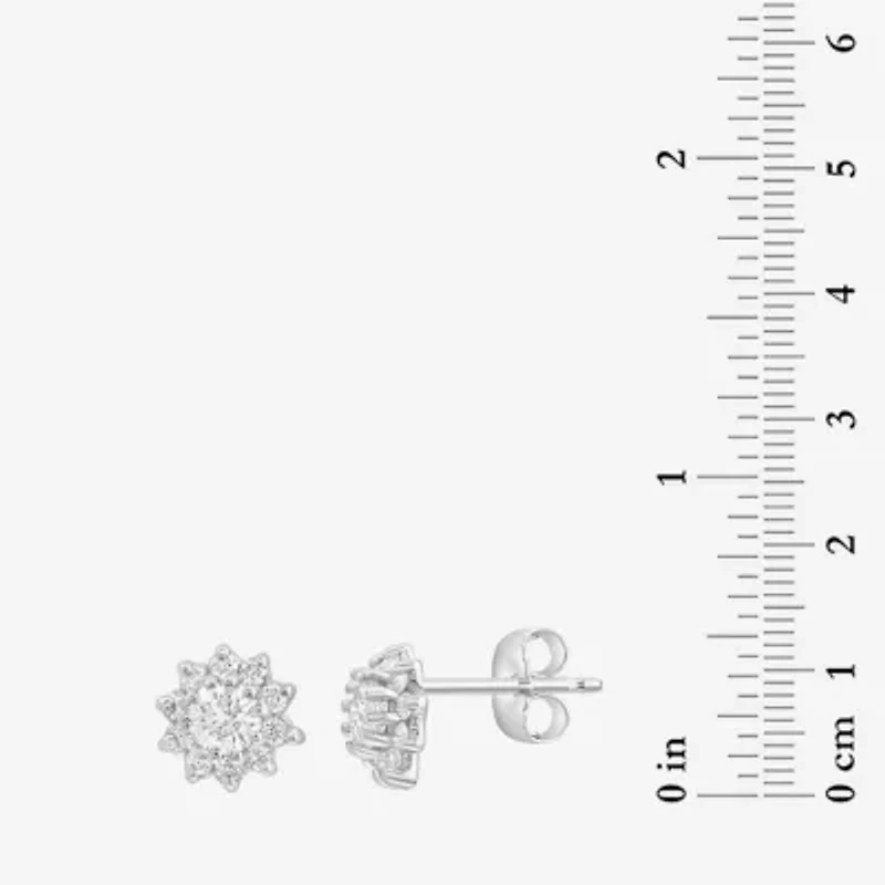 Effy Final Call (G-H / Vs1-Vs2) 5/8 CT. T.W. Lab Grown White Diamond 14K White Gold 26mm Stud Earrings