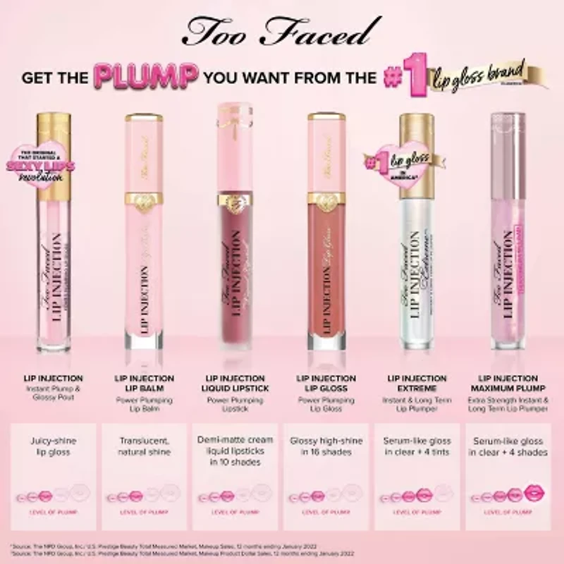 Too Faced Lip Injection Maximum Plump Extra Strength Plumper Gloss