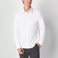 Stylus Mens Long Sleeve Regular Fit Button-Down Shirt