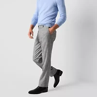 J. Ferrar Mens Classic Fit Dress Flat Front Pant