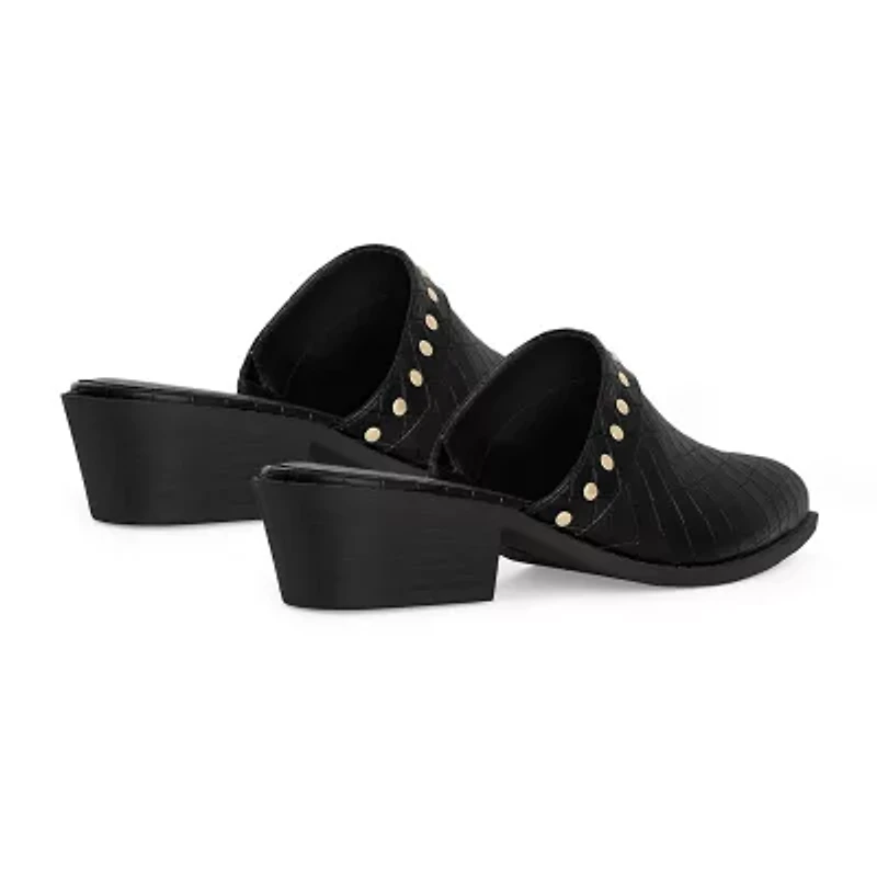 RM Rebecca Minkoff Barb Womens Round Closed Toe Mules