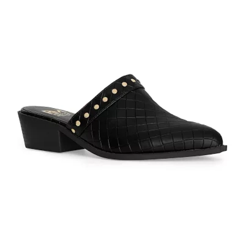 RM Rebecca Minkoff Barb Womens Round Closed Toe Mules