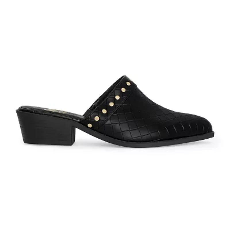 RM Rebecca Minkoff Barb Womens Round Closed Toe Mules