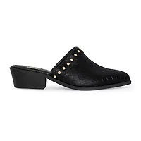 RM Rebecca Minkoff Barb Womens Round Closed Toe Mules