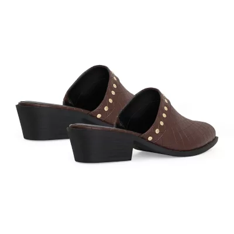 RM Rebecca Minkoff Barb Womens Round Closed Toe Mules
