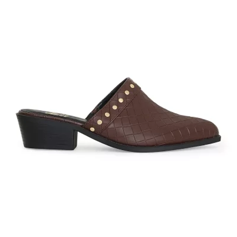 RM Rebecca Minkoff Barb Womens Round Closed Toe Mules