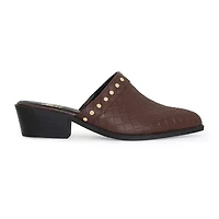 RM Rebecca Minkoff Barb Womens Round Closed Toe Mules