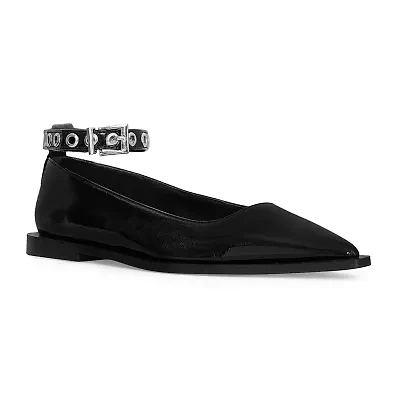 RM Rebecca Minkoff Danielle Womens Pointed Closed Toe Ballet Flats