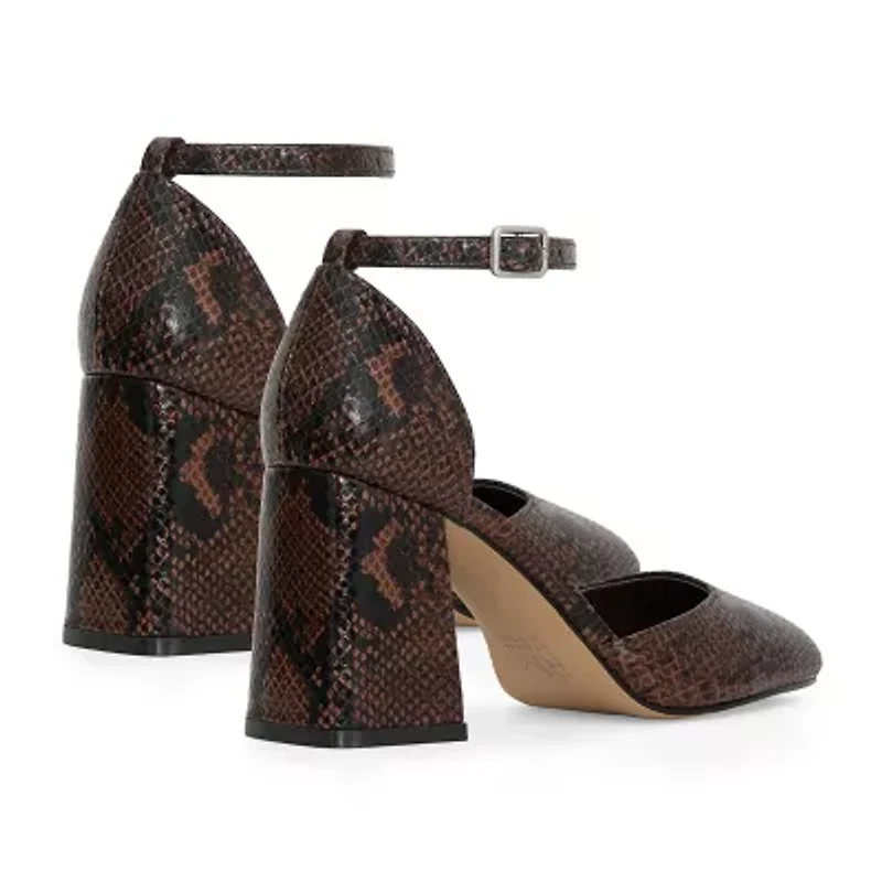 RM Rebecca Minkoff Katerin Womens Square Closed Toe Block Heel Pumps