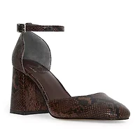 RM Rebecca Minkoff Katerin Womens Square Closed Toe Block Heel Pumps