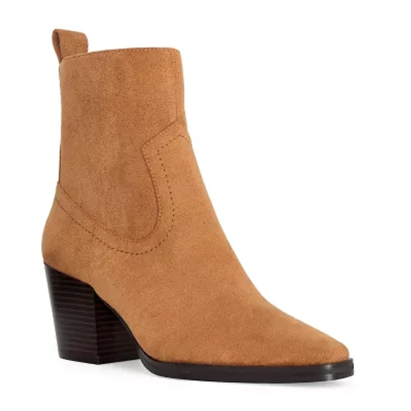 RM Rebecca Minkoff Womens Anne Stacked Heel Booties