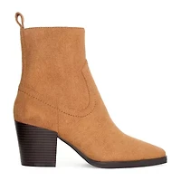 RM Rebecca Minkoff Womens Anne Stacked Heel Booties
