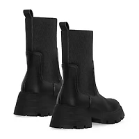 RM Rebecca Minkoff Womens Alexa Chunky Heel Chelsea Boots