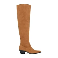 RM Rebecca Minkoff Womens Jenni Block Heel Over the Knee Boots