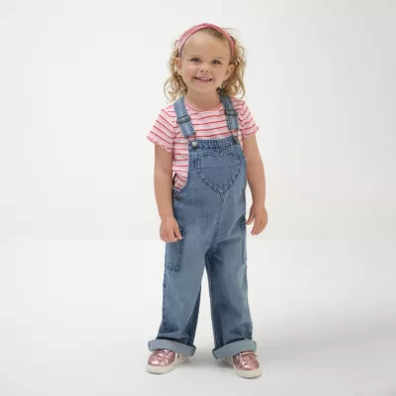 Okie Dokie Toddler & Little Girls Overalls