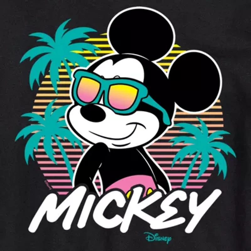 Mens Short Sleeve Mickey Mouse Graphic T-Shirt