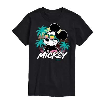 Mens Short Sleeve Mickey Mouse Graphic T-Shirt