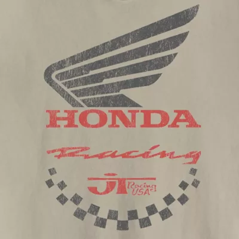 New World Mens Crew Neck Short Sleeve Graphic T-Shirt