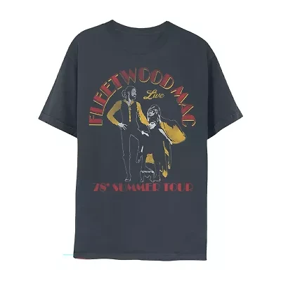 New World Mens Crew Neck Short Sleeve Regular Fit Graphic T-Shirt