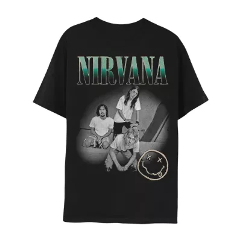 New World Mens Crew Neck Short Sleeve Regular Fit Graphic T-Shirt