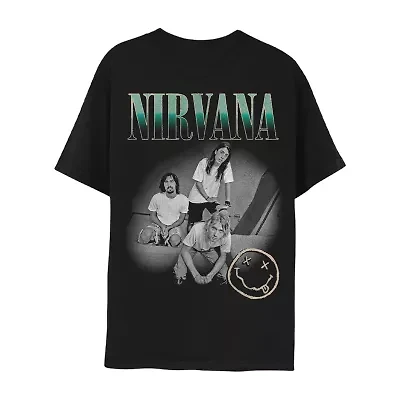 New World Mens Crew Neck Short Sleeve Regular Fit Graphic T-Shirt