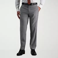 Haggar J.M. Tailored Fit Mens Plaid Stretch Fabric Flat Front Suit Pant