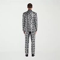 Opposuits Mens Silver Snake Suit Set