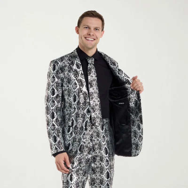 Opposuits Silver Snake Mens 3-pc. Suit Set