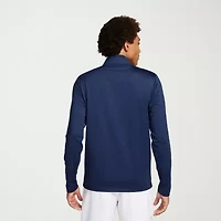 Nike Mens Mock Neck Long Sleeve Active Quarter-Zip Pullover