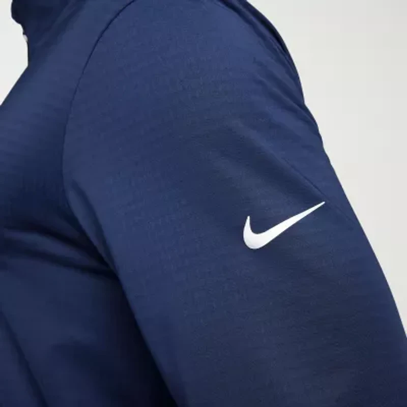 Nike Mens Mock Neck Long Sleeve Active Quarter-Zip Pullover